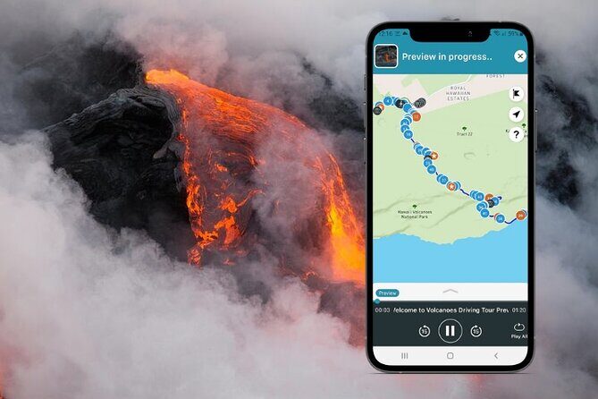 Big Island - Hawaii Volcanoes National Park Driving Tour - What you actually get: offline maps, GPS turn-by-turn, and lifetime audio