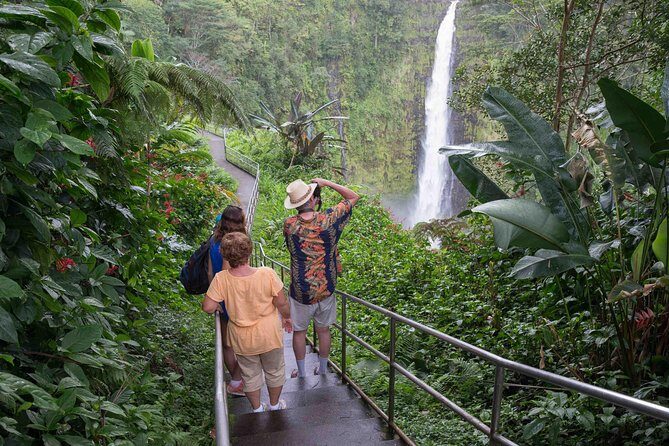Big Island in a Day: Volcanoes Waterfalls Sightseeing and History - Punalu’u Black Sand Beach: turtles, low-key walking, and a real sensory change
