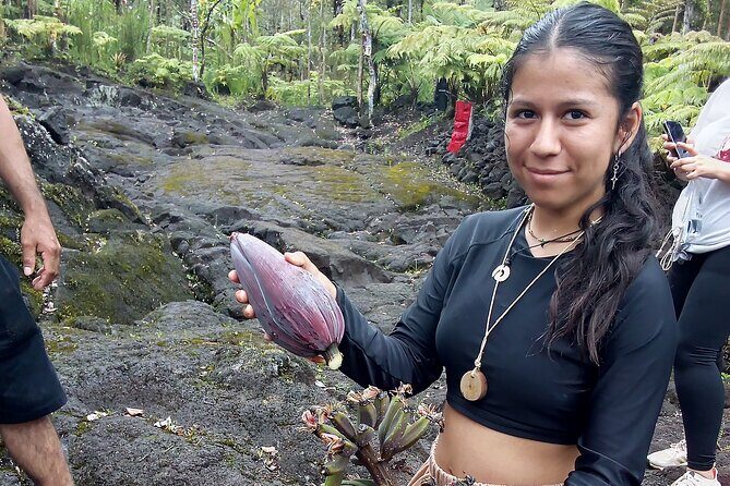 Big Island Jungle Tour with Guava Green Tea - Paradise Unplugged Hawaii: tikis, lava rock, and real creativity