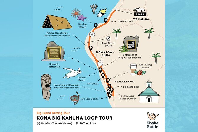 Big Island Kona Coast Self-Guided Audio Tour - Getting Started in Kailua-Kona: Offline Map and App Setup Tips