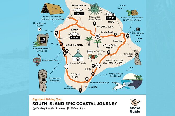 Big Island - South Island Coastal Loop Driving Tour - Day 1 From Kona: Belt Road, Coffee Country, and South Point