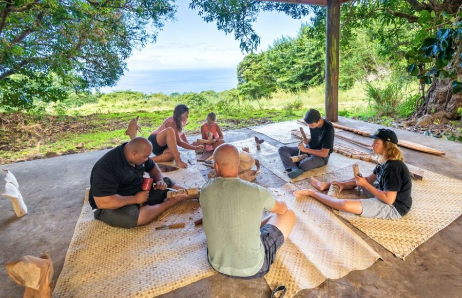 Big Island: Tiki Carving Workshop - The Short UTV Ride to the Carving Hut (and Why It’s Worth It)