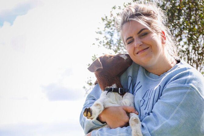 Bottle Feed & Cuddle Baby Goats at Ohana Ranch (Big Island) - Getting hands-on: bottle-feeding, cuddling, and goat playtime