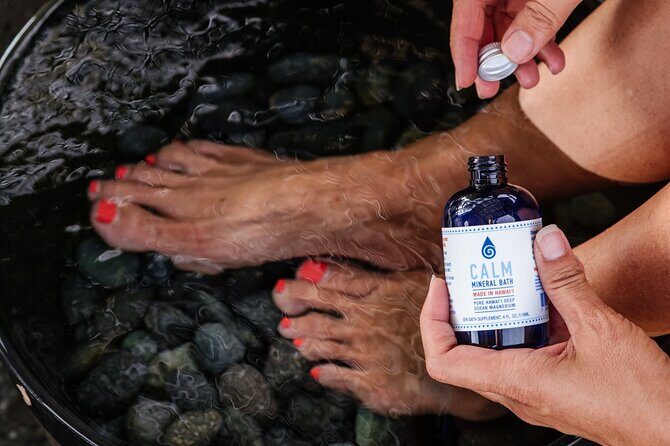 Deep Ocean Water Foot Soak in Kailua Kona - The 20-minute rhythm: how the soak really works