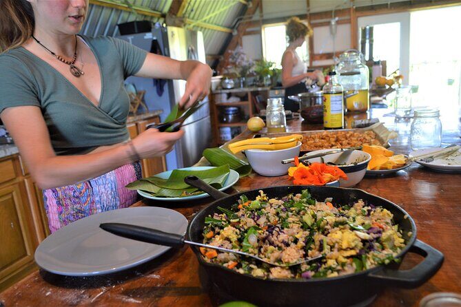 Farm to Table Cooking Class at Kulaniapia Falls - The morning flow: from garden walk to lunch