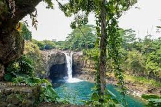 From Big island Kona Volcanoes and Waterfalls Shared Tour - Stop 5: Rainbow Falls (waterfall payoff in town)