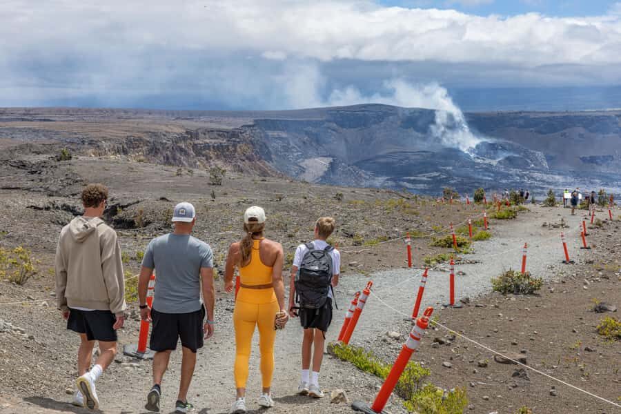 From Kailua-Kona: All-Inclusive Volcanoes National Park Tour - Entering Hawaii Volcanoes National Park: active volcano views on a guided path
