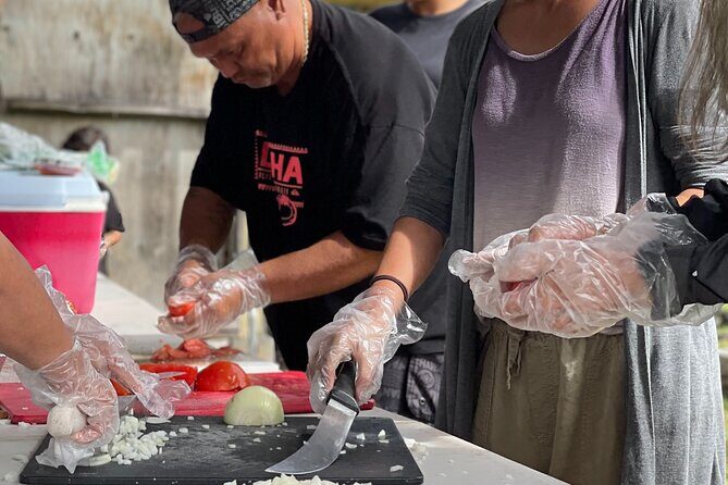 Hands-On Hawaiian Imu Cooking and Cultural Dining Experience - The backyard-style feast: kalua pork, chicken, and vegetables