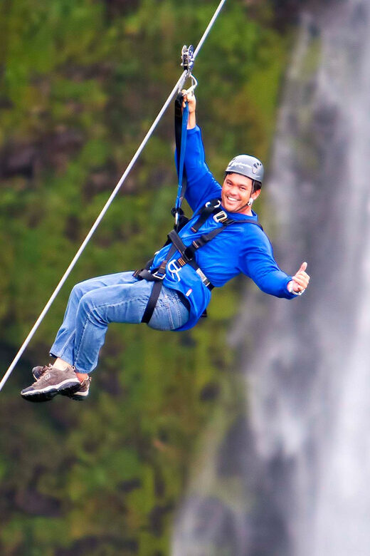 Hawaii: Big Island Hilo Zipline Tour - The course feel: how 7 ziplines go from easy to intense