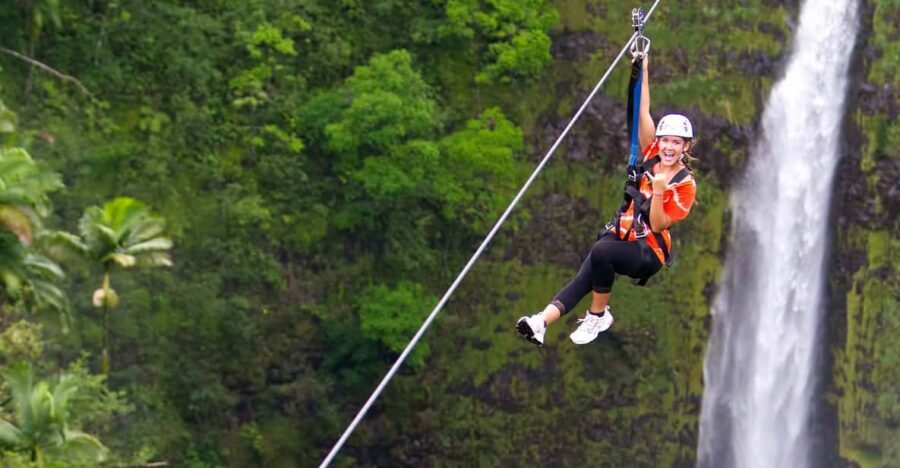 Hawaii: Big Island Hilo Zipline Tour - Getting ready at the meeting point near Honomu Road