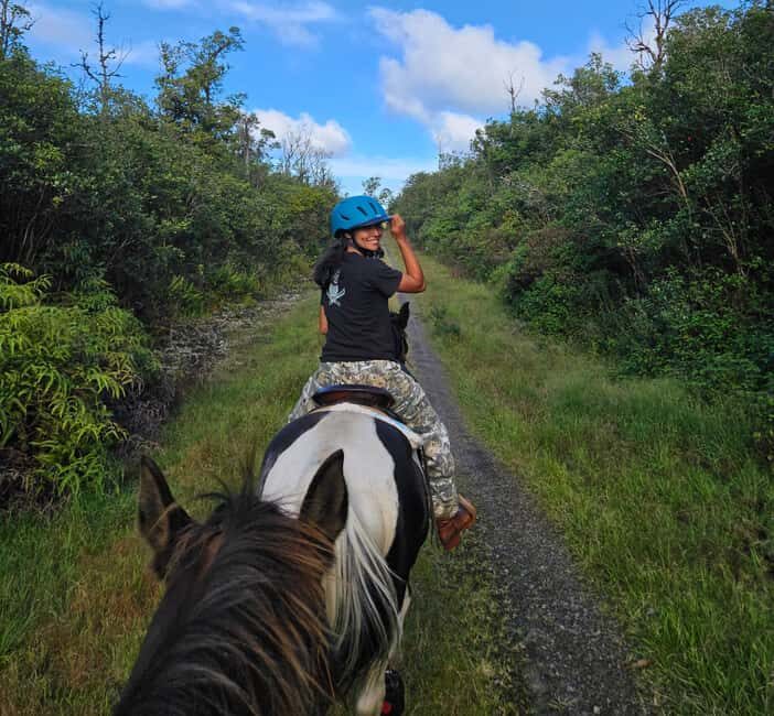 Hawaii: Small Group Rainforest Trail Ride - After the ride: photos, cold drinks, and ranch stories