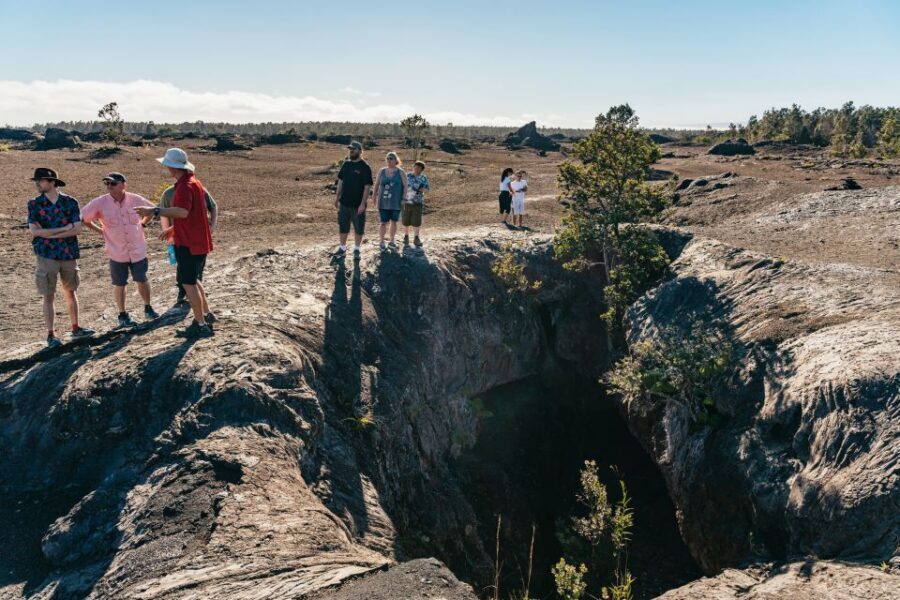 Hilo: Elite Volcano Hike - The 2-Mile Hike: Birds, Boulders, and the Marks of Earlier Visitors