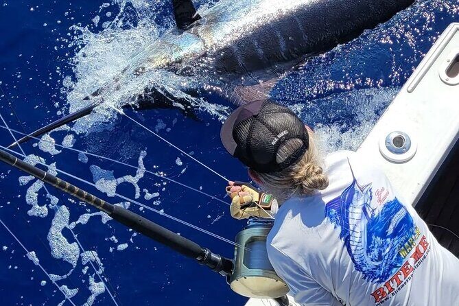 Kona Hawaii Per Person Shared Fishing with Bite Me Sportfishing - Small-Group Comfort: Limited Seating and a Learning Curve