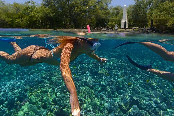 Kona’s Best Morning Snorkel: Captain Cook & Kealakekua Bay - The Kona coastline ride: Kuamoʻo Point and Lekeleke Burial Grounds