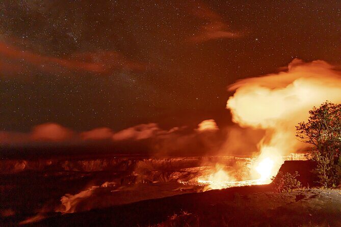 Private - All Inclusive Big Island Volcano & Waterfalls Tour - Hawaii Volcanoes National Park Twice: Halema‘uma‘u Crater at Rim Level