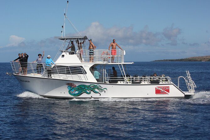 Sunset Whale Watching Shared Activity - Entering the Namaka: what the 46 boat feels like in real life