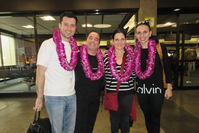 Traditional Airport Lei Greeting on Kona Hawai'i - Kona Airport Lei Greeting: The short welcome that changes your whole arrival