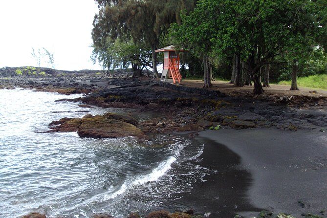 Volcanoes National Park Adventure Tour - Hilo Shore Excursion - Richardson Ocean Park: Black Sand Beach Reality Check