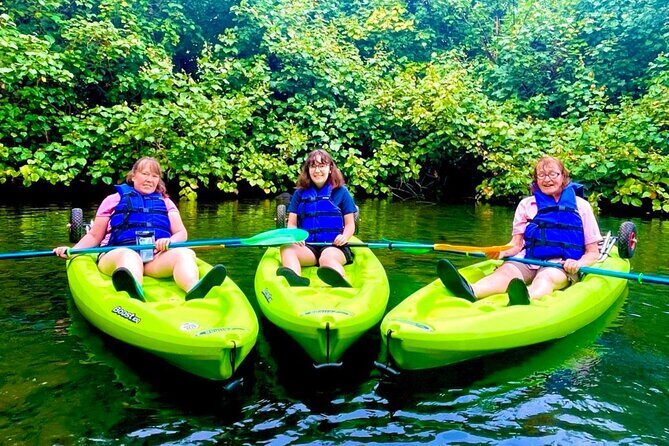 Wailoa River to King Kamehameha Statue Kayak Adventure - The King Kamehameha Statue break: tsunami history and a tree grove shaped by nature